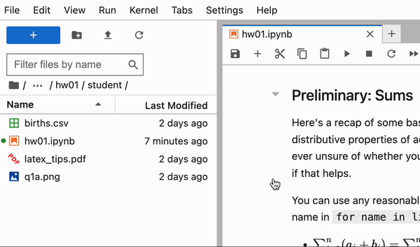 Gif showing exactly where to click to access the mostly frequently used kernel options.